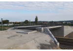 Neubau Klenzebrücke - Fotografie - Das Brückenbauwerk ist fertiggestellt und die Widerlager sind hinterfüllt.