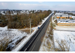 Luftbild – Die neue Geh- und Radwegverbindung zwischen Oberisling und Scharmassing