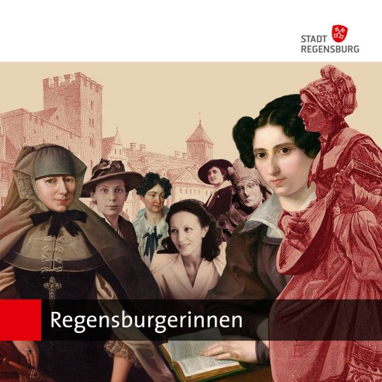 Printmedium – Kulturführer Regensburgerinnen“, Titelblatt
