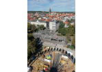 Fotografie - Ausblick vom Riesenrad über die Regensburger Altstadt