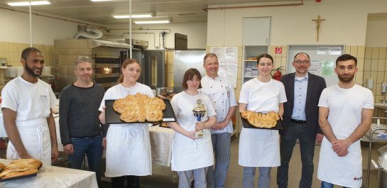 Sieger beim Wettbewerb im Bäckerhandwerk