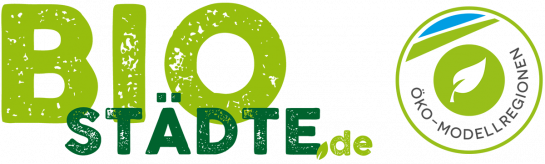 Logos Biostädte - Ökomodellregion (quer)