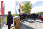 Fotografie: Feier zur Einweihung der neuen Geh- und Radwegbrücke in Sinzing