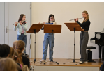 Querflötenspielerinnen 2.3.24 - Konzertsituation