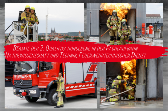 Ausbildung - Feuerwehr- Collage
