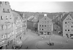 Blick vom Neuhaussaal (Theater) auf den Arnulfsplatz