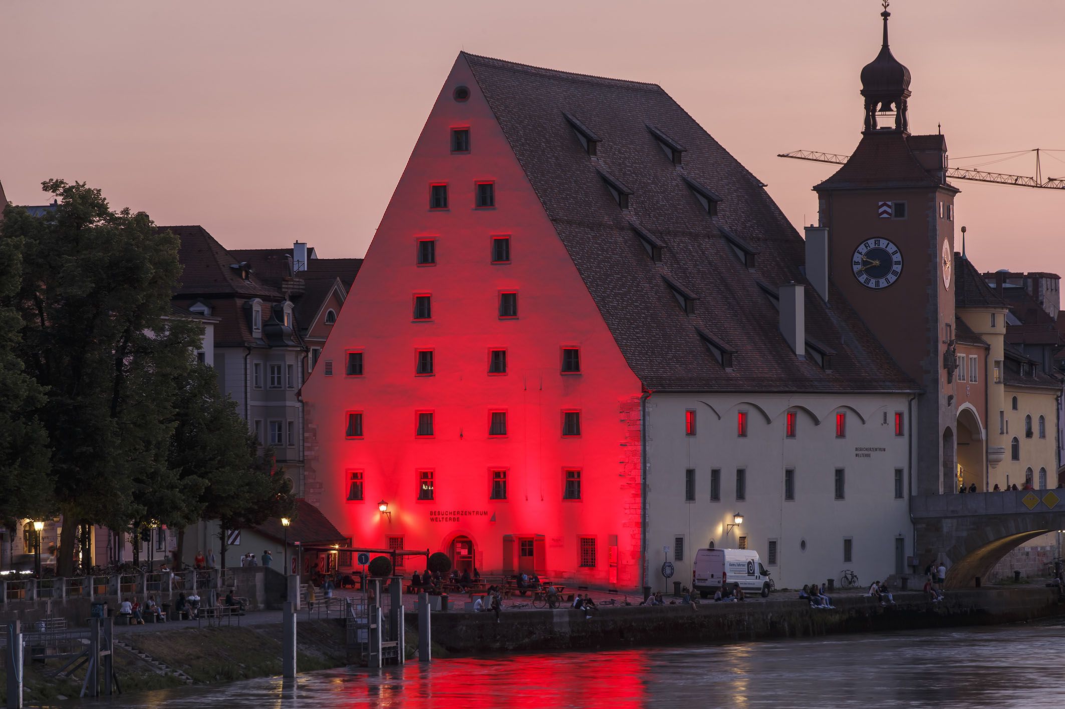 Salzstadel in der „Night of Light“