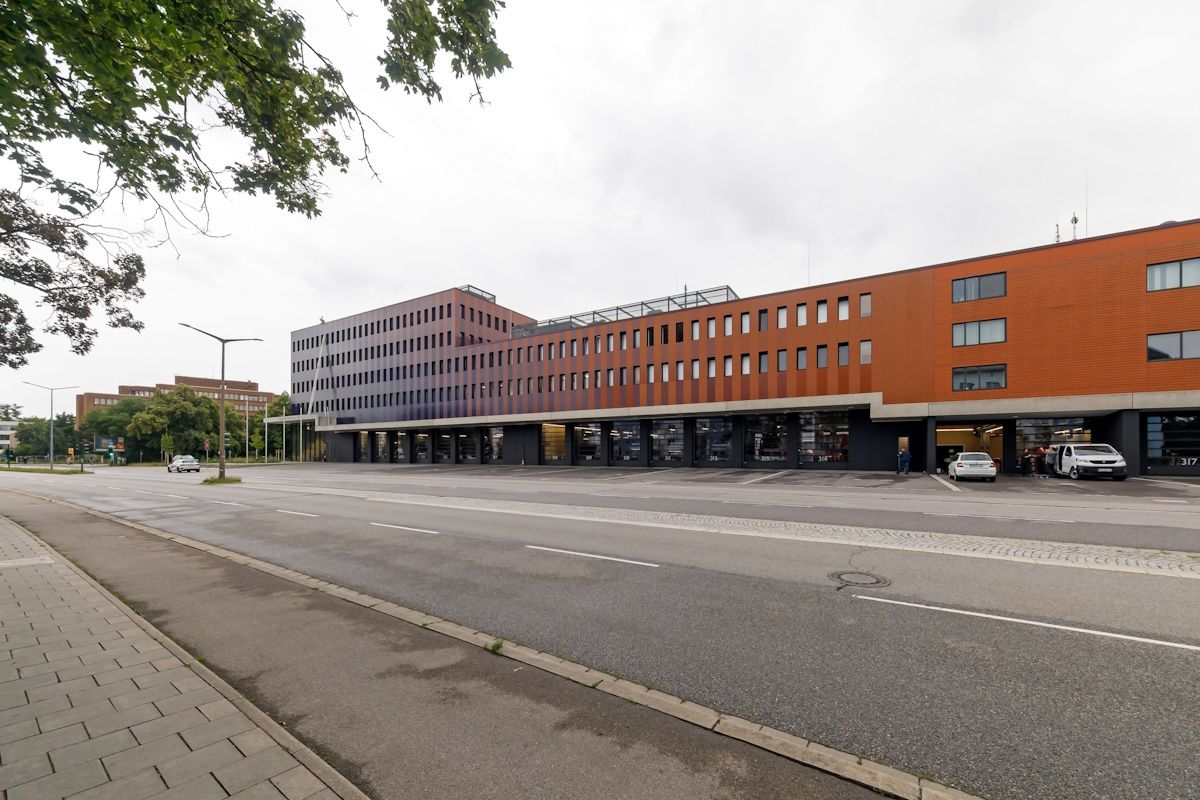 Fotografie - Hauptfeuerwache - Nordfassade 