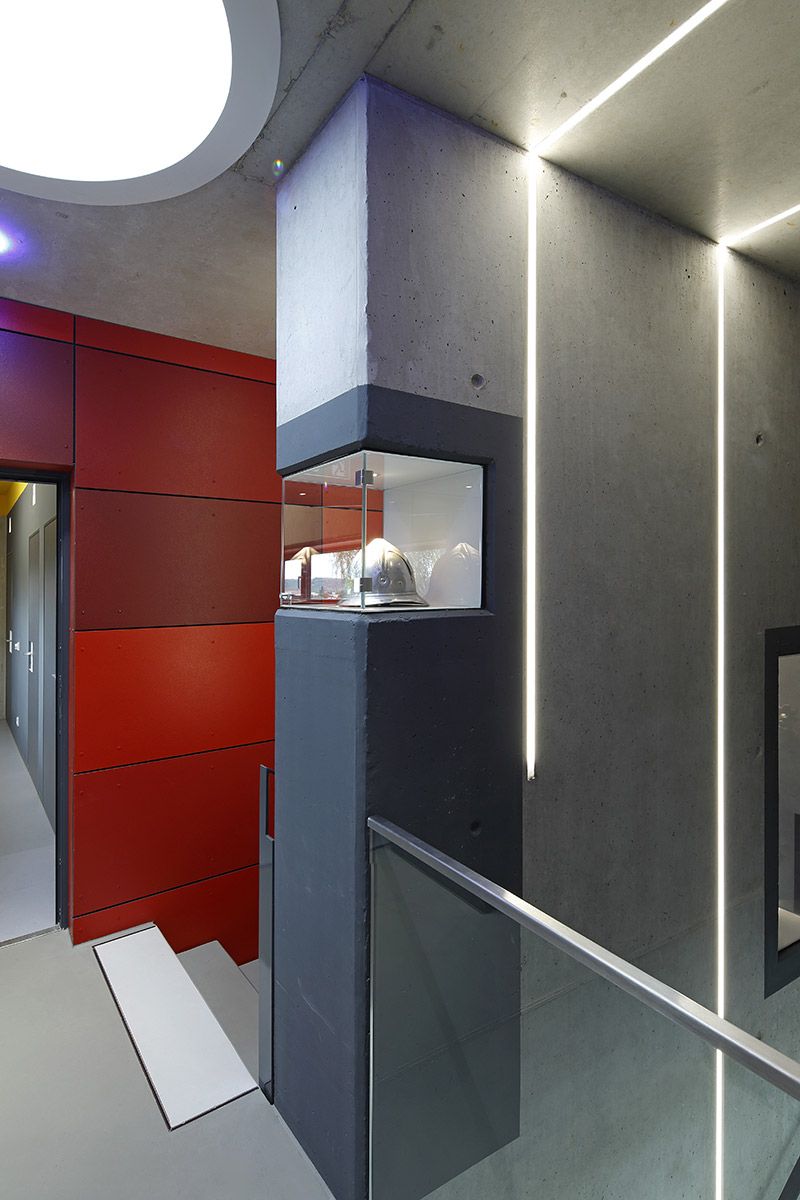Feuerwehr Altstadt - Vitrine Treppe