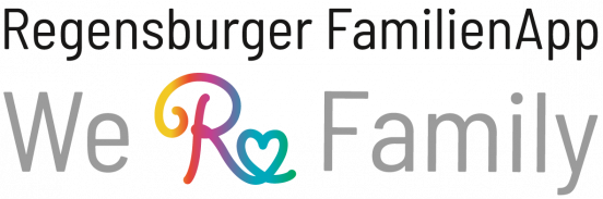 Logo der Familien-App "We R Family"
