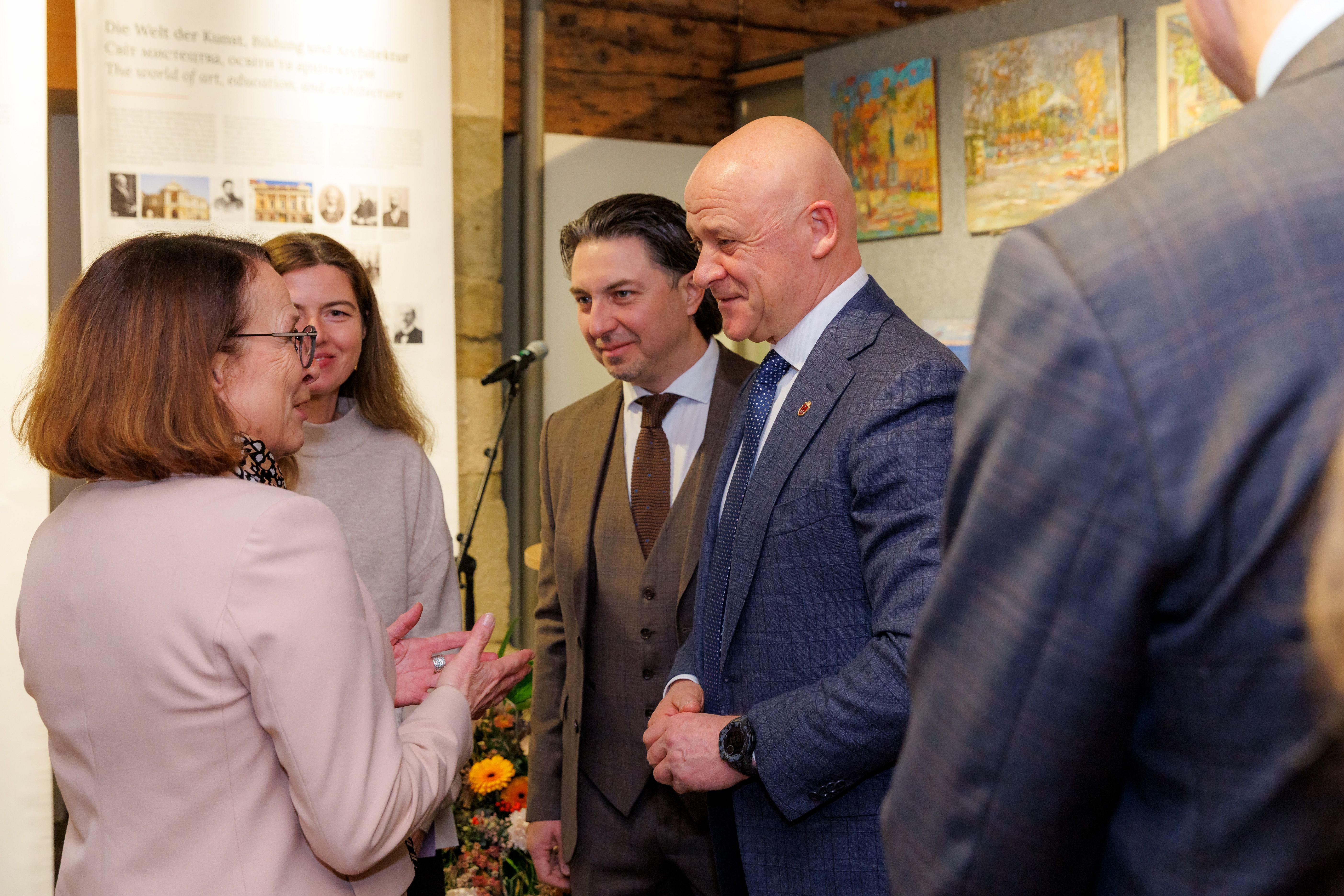 Impressionen der Ausstellungseröffnung „Die historische Heimat der Deutschen in der Ukraine“ im Besucherzentrum Welterbe