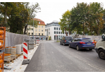 Hier entsteht die neue Zufahrt für Busse auf das Kepler-Areal von der D.-Martin-Luther-Straße. (C) Bilddokumentation Stadt Regensburg