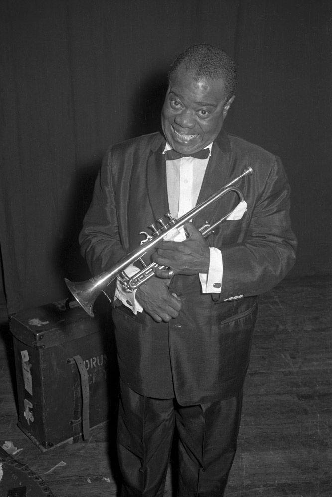 Jazzlegende Louis Armstrong in Regensburg (RT-Halle)