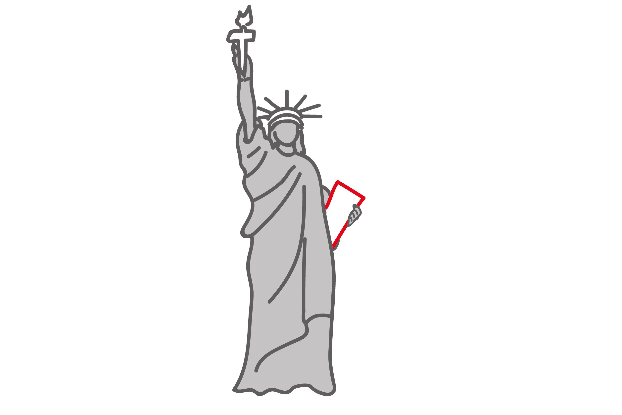 Grafik: Freiheitsstatue