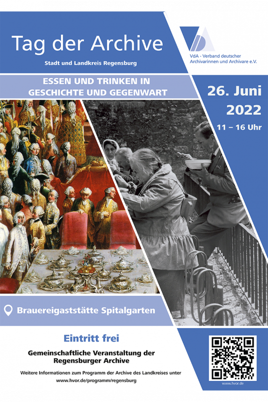 Plakat Tag der Archive 2022 (C) VdA Verband deutscher Archivarinnen und Archivare e.V.