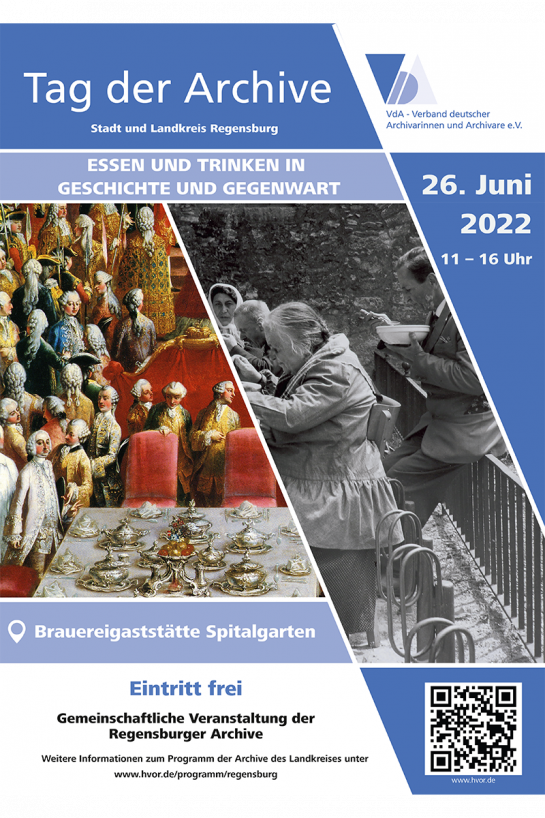 Archiv - Tag der Archive 2022 ©VdA Verband deutscher Archivarinnen und Archivare e.V. Plakat Tag der Archive 2022 (C) VdA Verband deutscher Archivarinnen und Archivare e.V.
