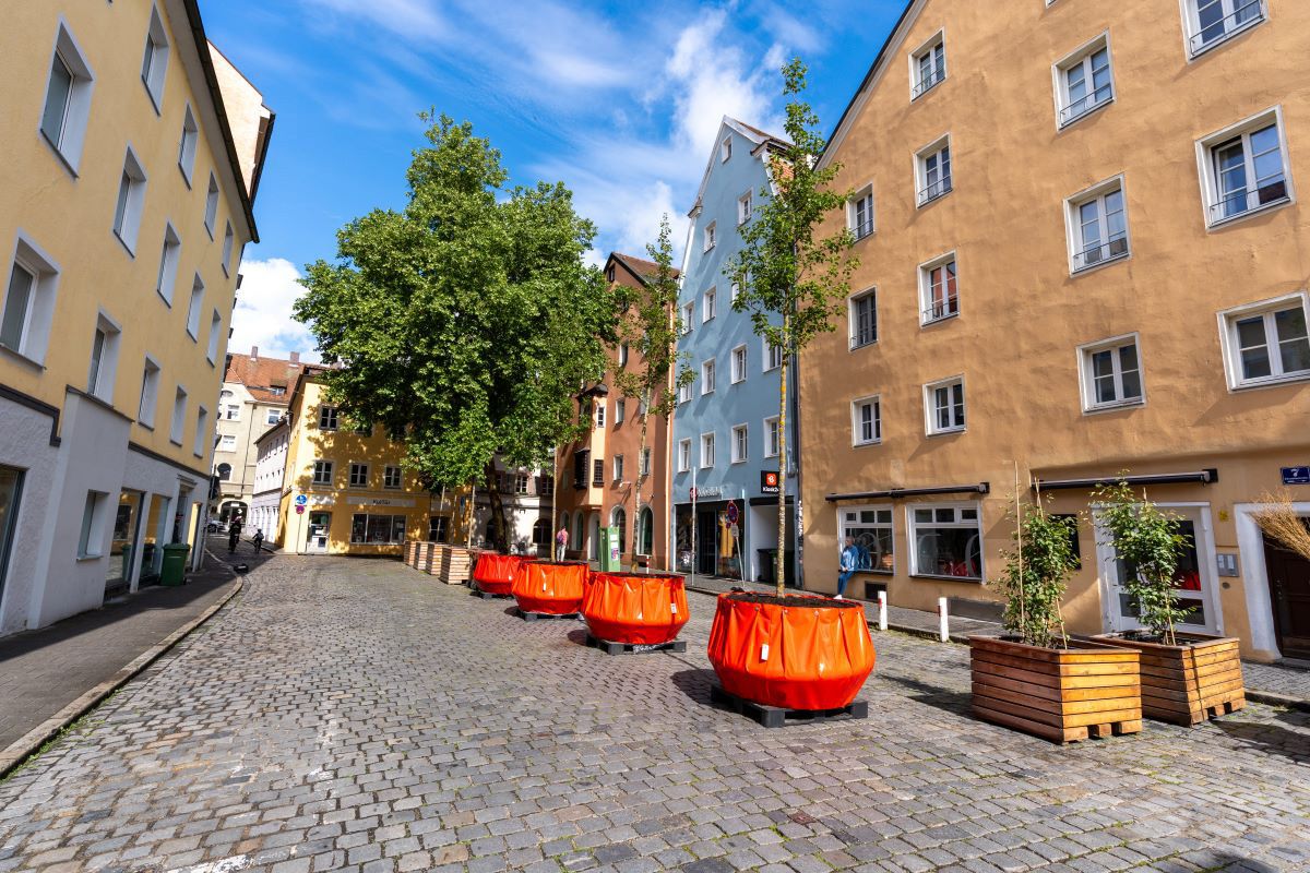Fotografie: Obermünsterviertel Teil 1, freie Fläche für Kunstwerk