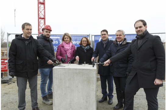 Fotografie: Grundsteinlegung Sportpark Ost