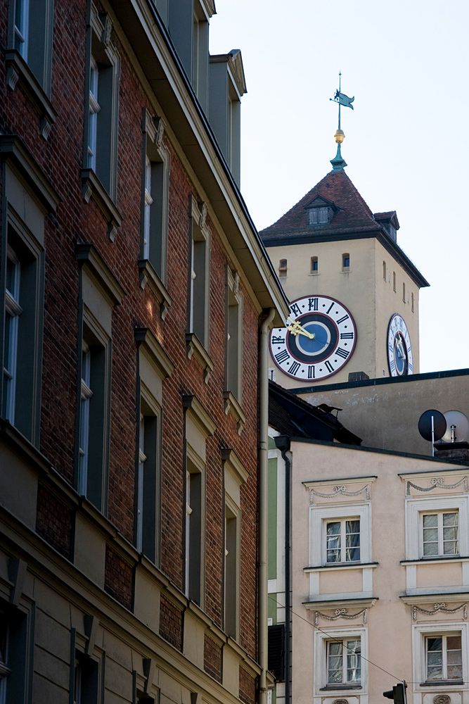 Blick auf den Rathausturm