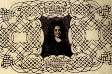 Zeitgenössischer Kupferstich – Portrait Georg Heinrich Paritius