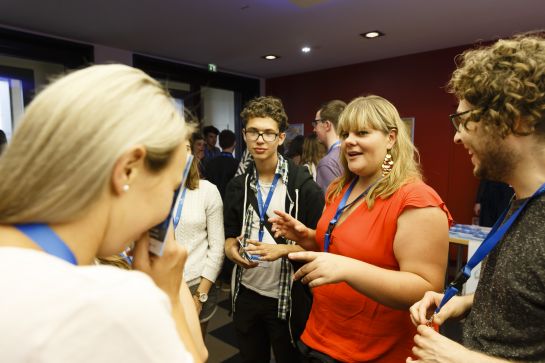 Fotografie: Michaela Schindler bei der Jugendkonferenz 2016 (C) Bilddokumentation Stadt Regensburg