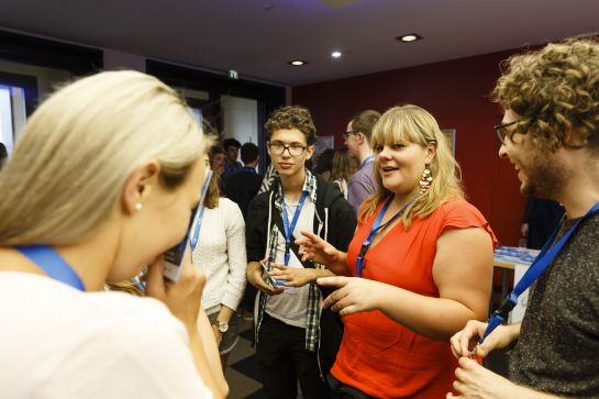 Fotografie: Michaela Schindler bei der Jugendkonferenz 2016