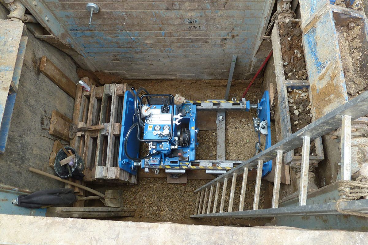 Baustelle - Kanalneubau