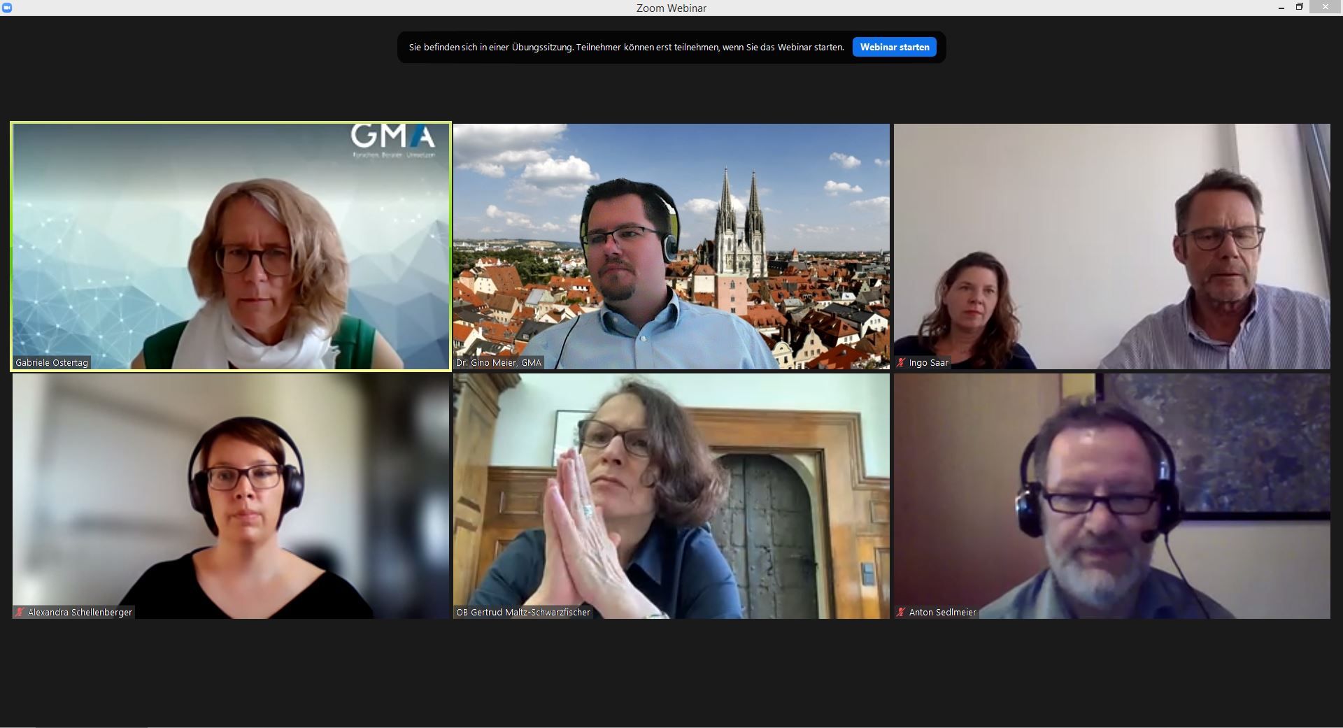 Screenshot Online Veranstaltung Immobilienforum Altstadt
