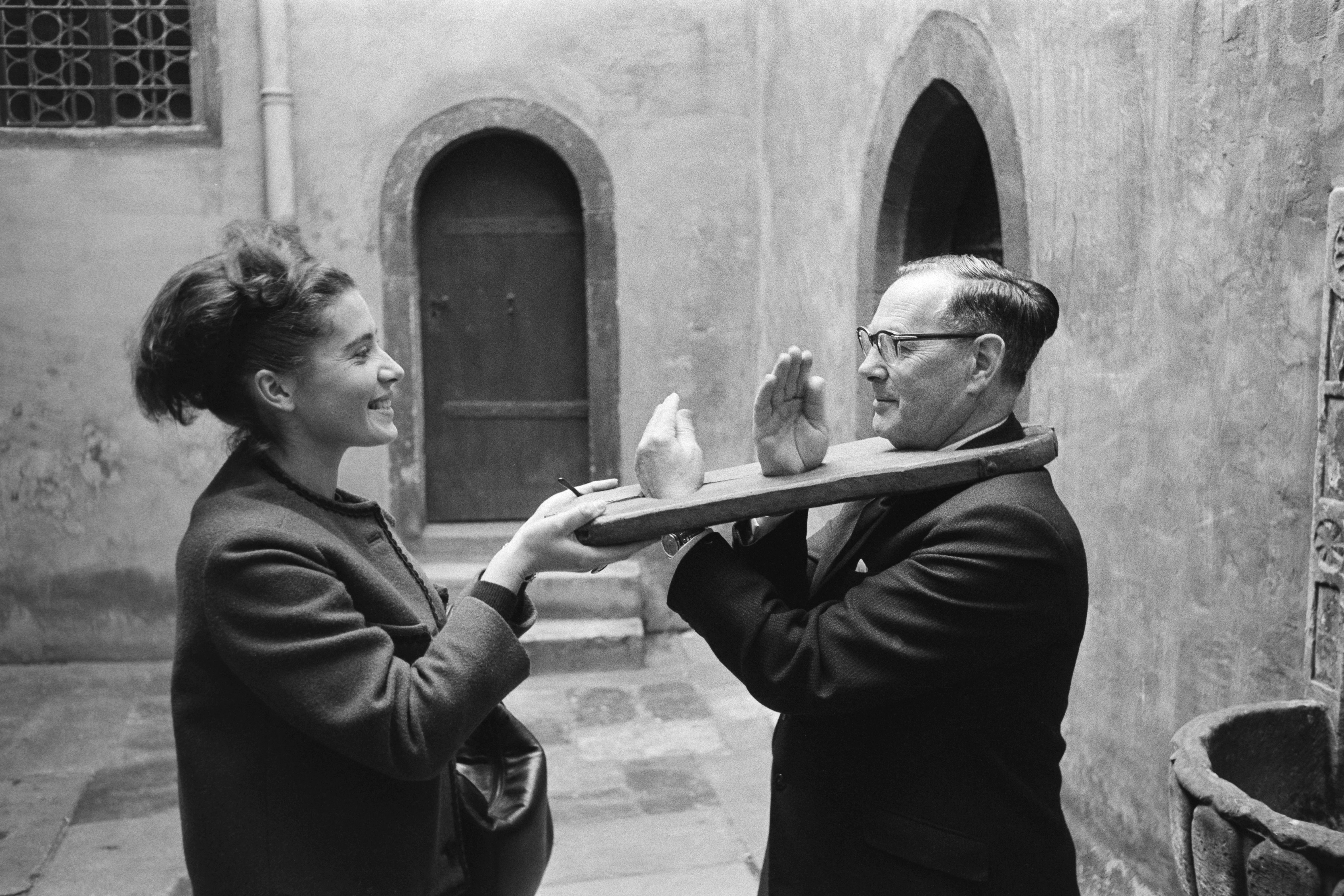 Fotografie: September 1965: Auch ein Fragstatt-Besuch stand auf dem Programm. 
