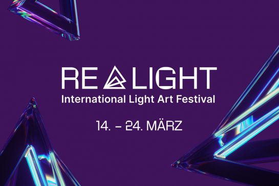 Alt-Text Grafik – Logo für das RE.LIGHT International Light Art Festival in Regensburg
