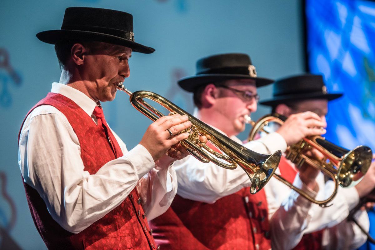 Fotografie – Blasmusik während des Festivals 2020 in Pilsen