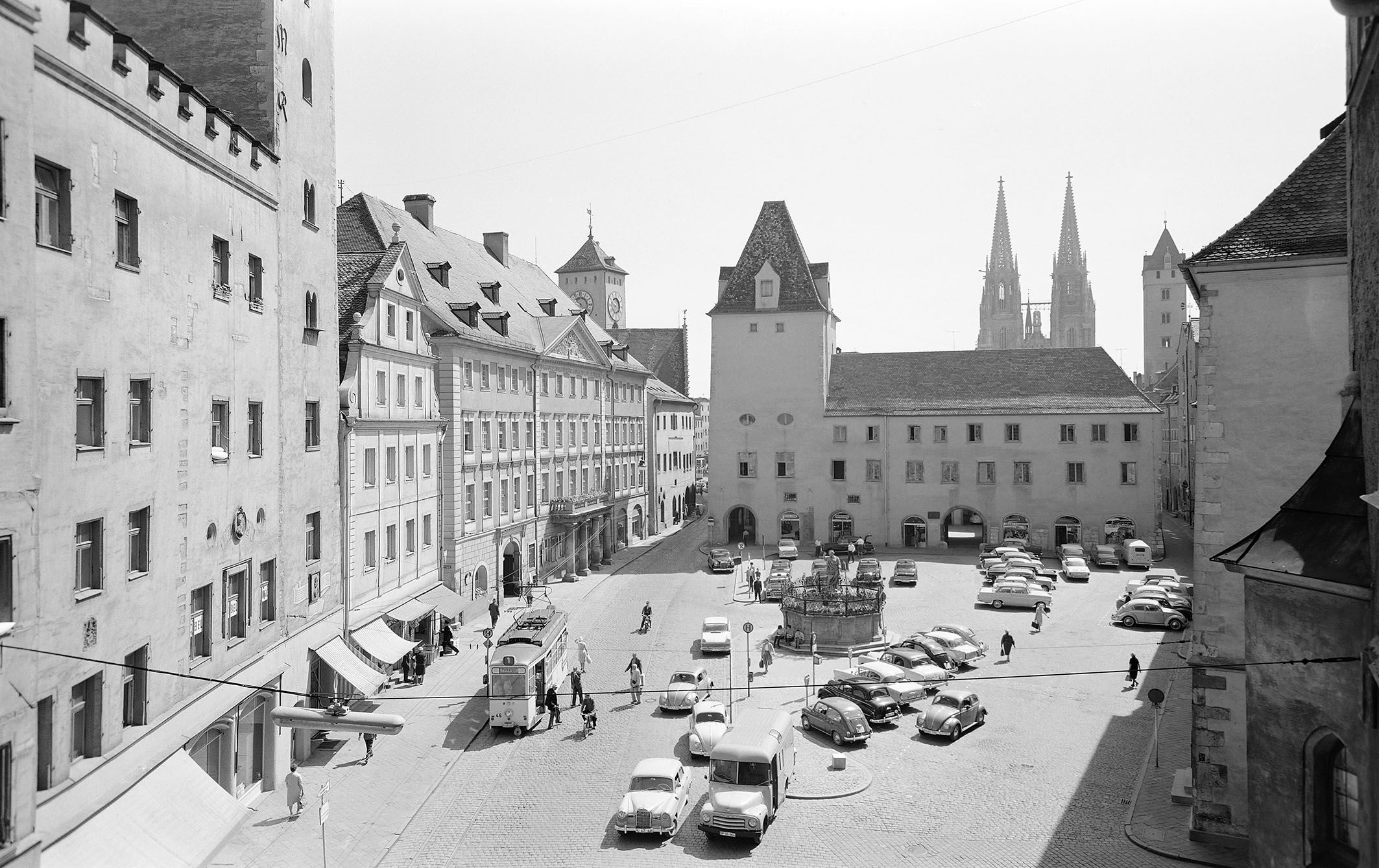 Haidplatz im Jahr 1961
