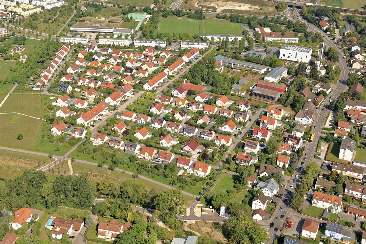 Luftbild Burgweinting - Bauplangebiet Burgweinting NW I