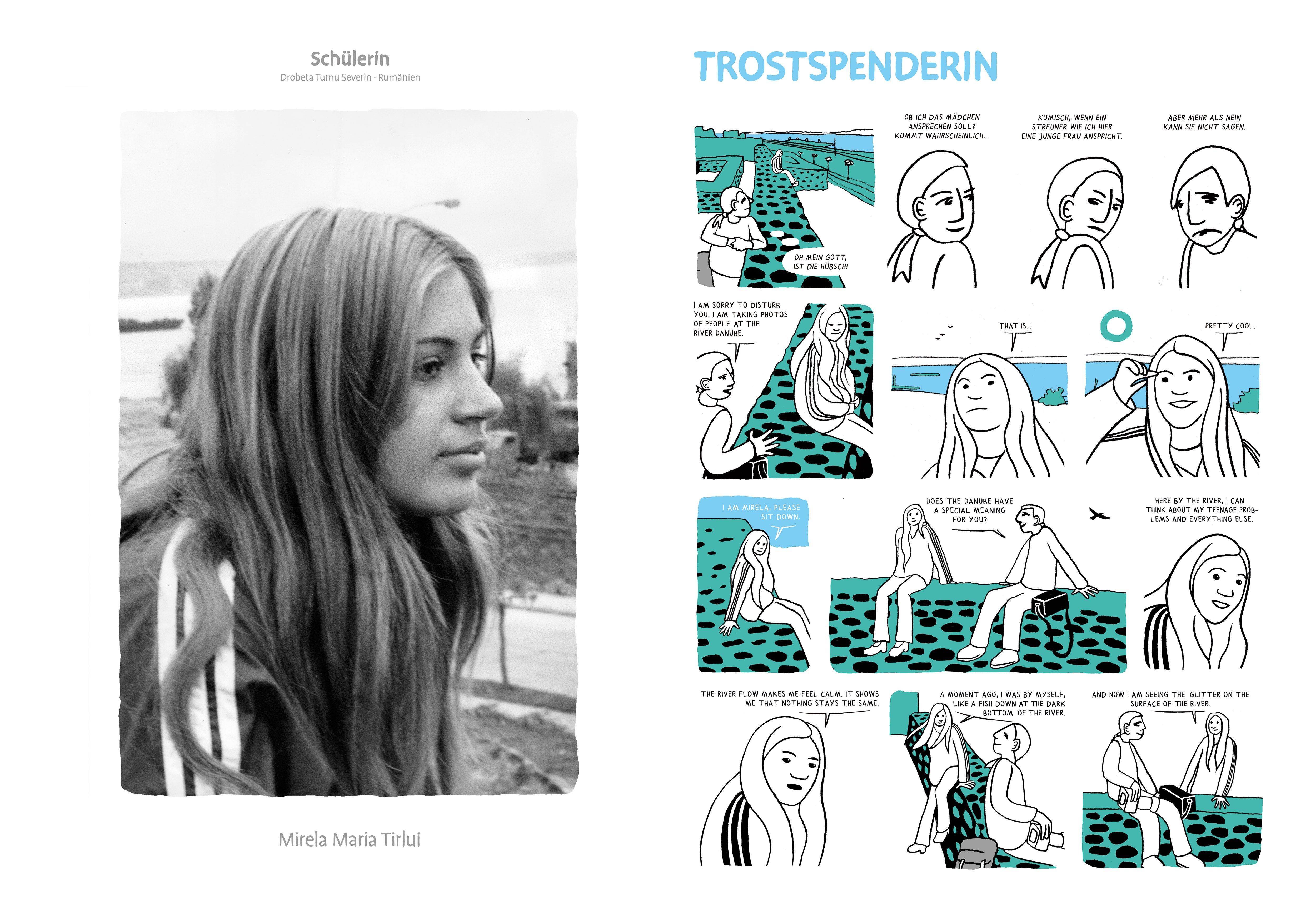 Menschen am Fluss Comic-Ausstellung Auszug 2