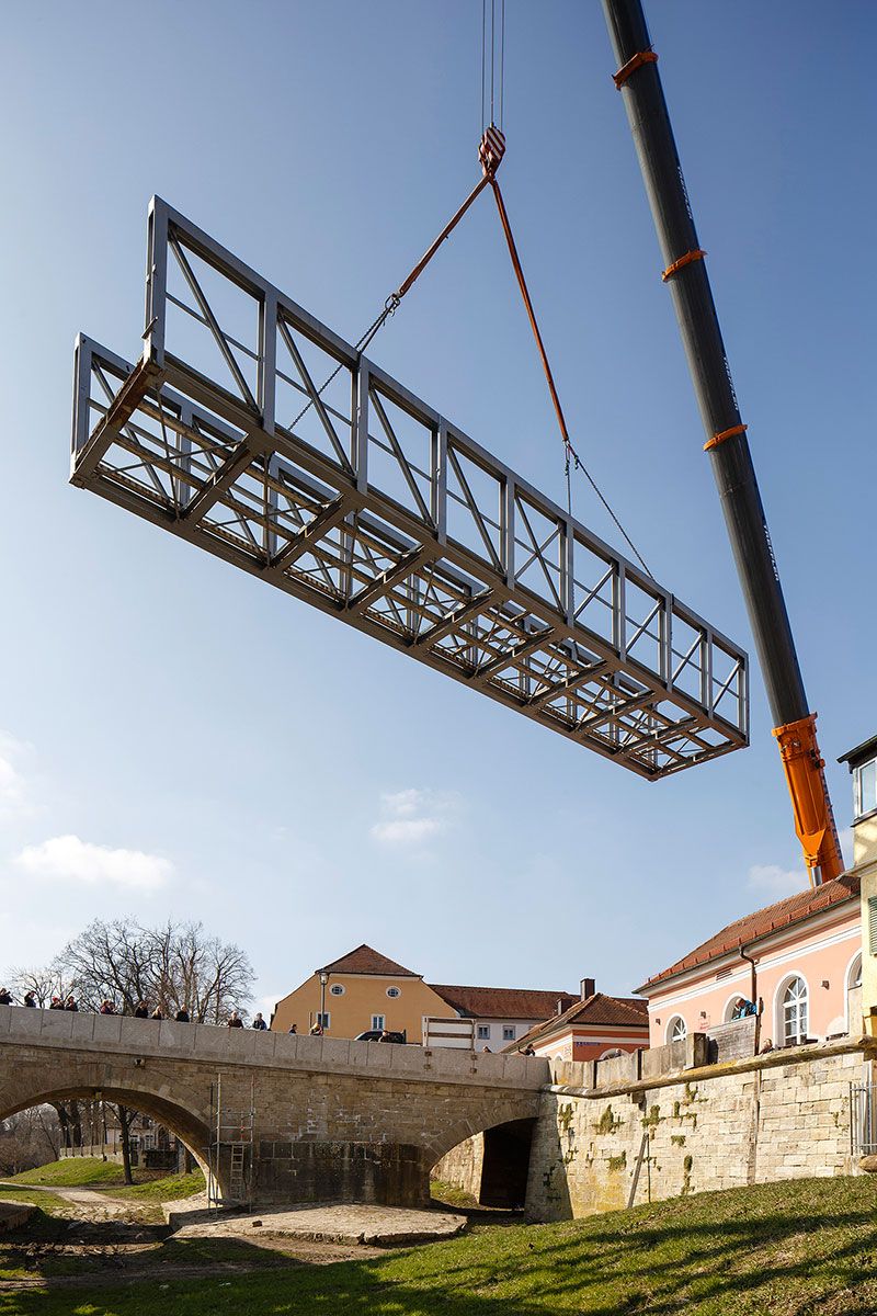 Steinerne Brücke - Impressionen - Baustelle 2016