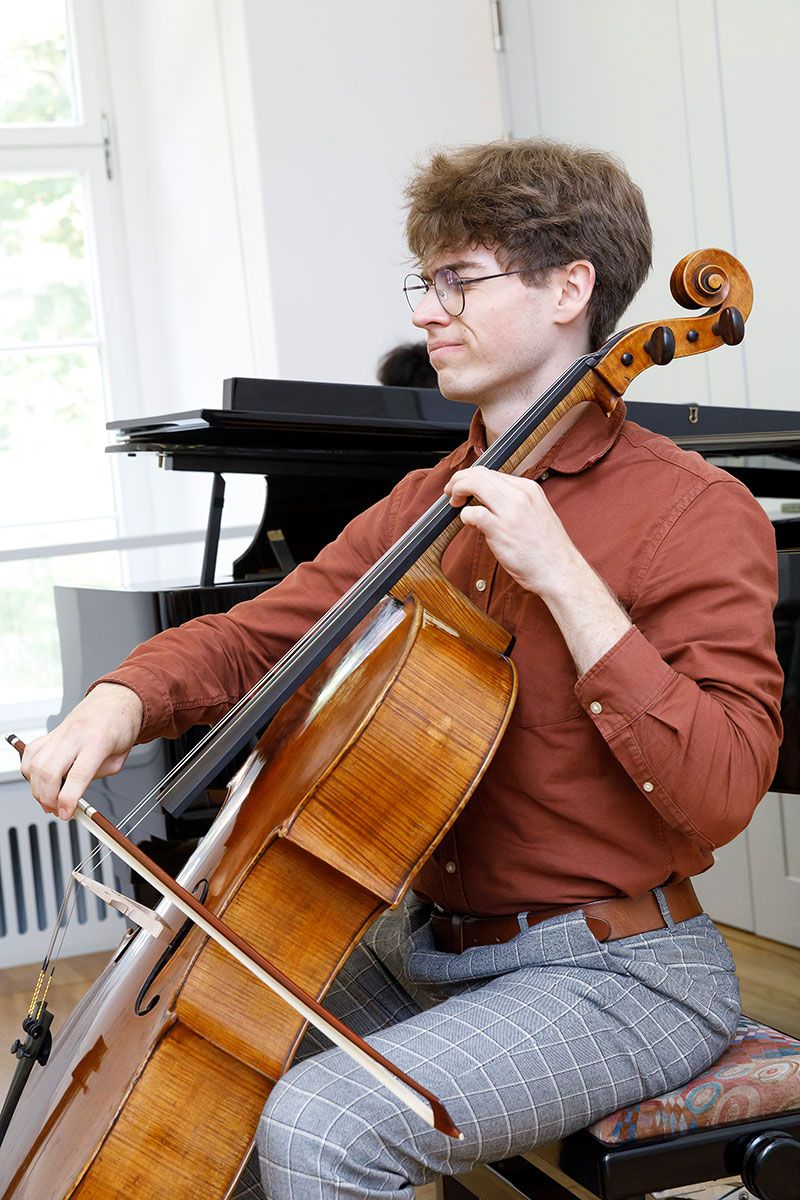 Hildegard-Schmalzl-Musikstiftung - Preisverleihung 2022 - im Bild Preisträger Sebastian Stoiber
