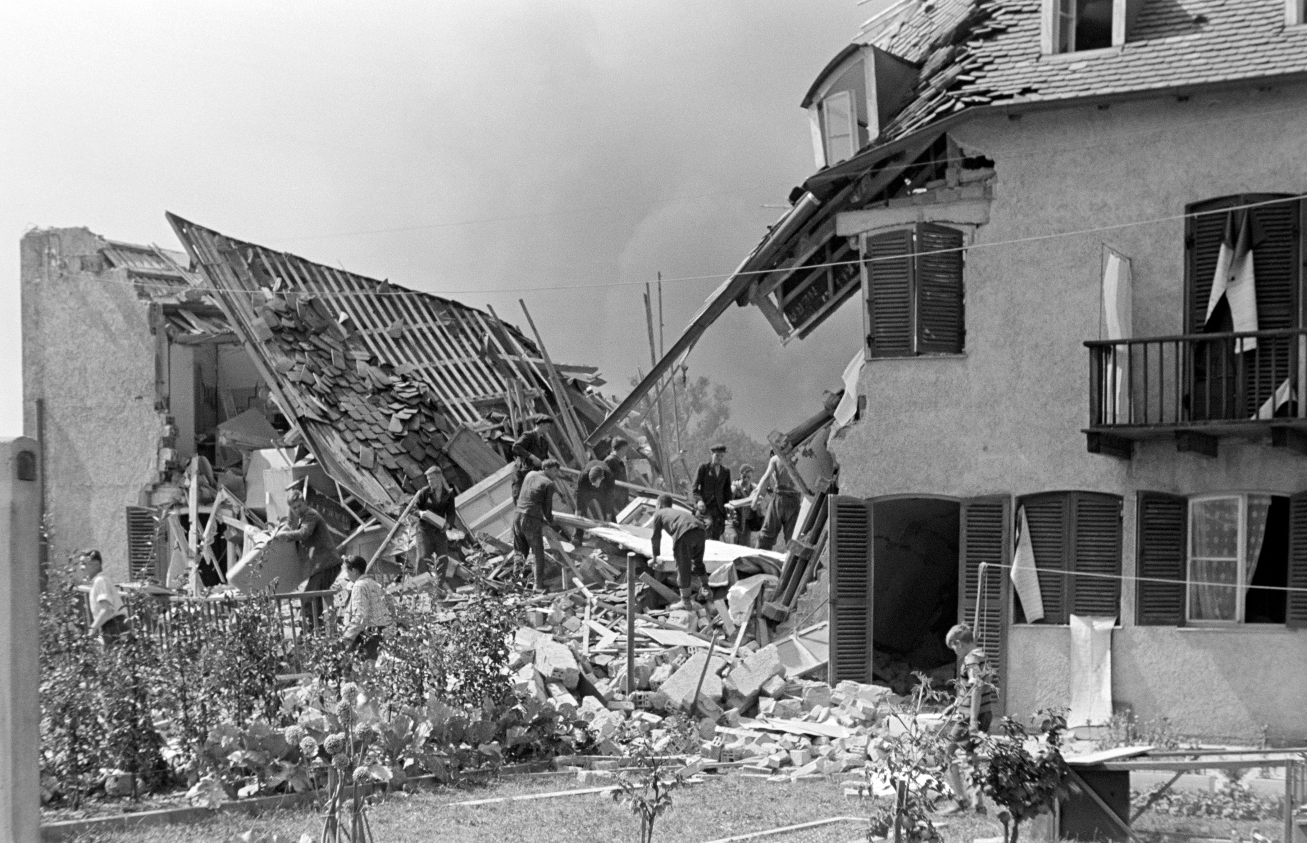 Fotografie: Trümmer Yorckstraße 7 und 9