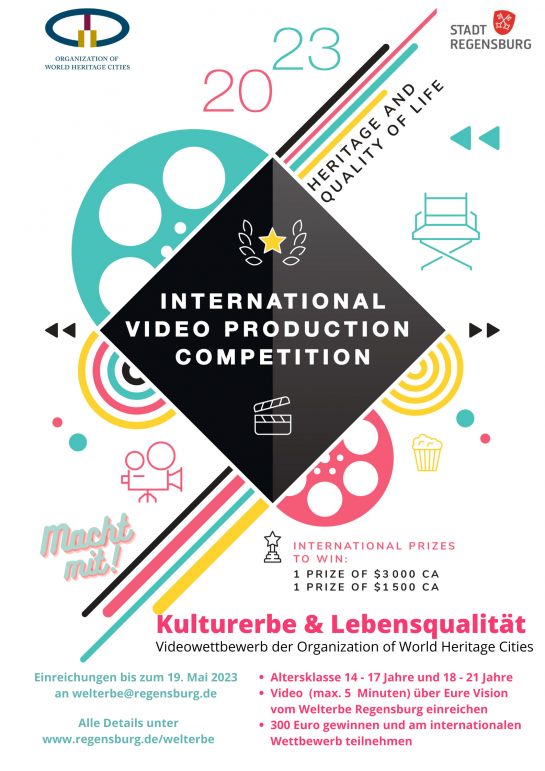 Video Competition 2023 - Poster (C) OWHC - Stadt Regensburg
