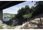 Fotografie - Blick unter Brücke hindurch