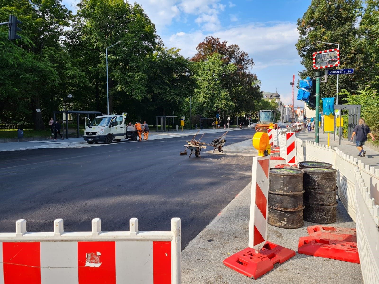 Asphaltierung Maxstraße