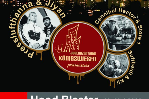 Flyer für den Hoodblaster 2023