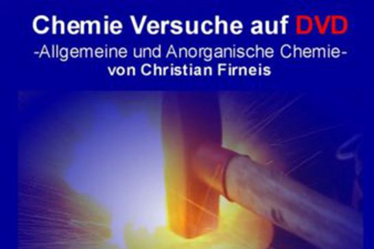 Grafik - Cover der DVD "Chemie Versuche Allgemein und Anorganisch" (C) Didaktische Medien Hannover