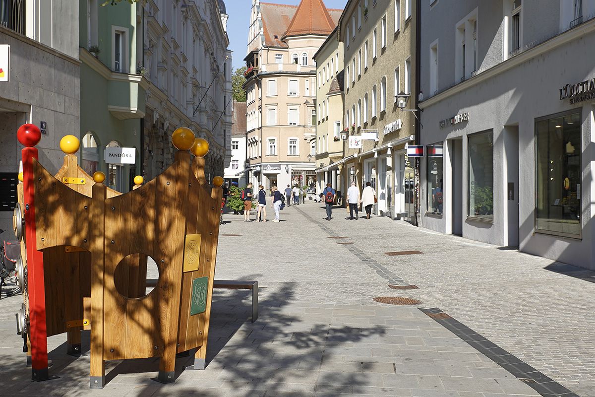 Blick in die Königsstraße