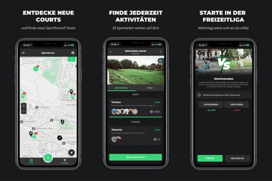 Grafik – Features Court Culture (C) Court Culture App GmbH
