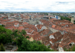 Blick auf die Grazer Altstadt vom Schlossberg © Stadt Graz