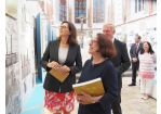 Fotografie: Eindrücke der Ausstellung Orte der Demokratie in der Minoritenkirche  (C) Stadt Regensburg, Juliane von Roenne-Styra
