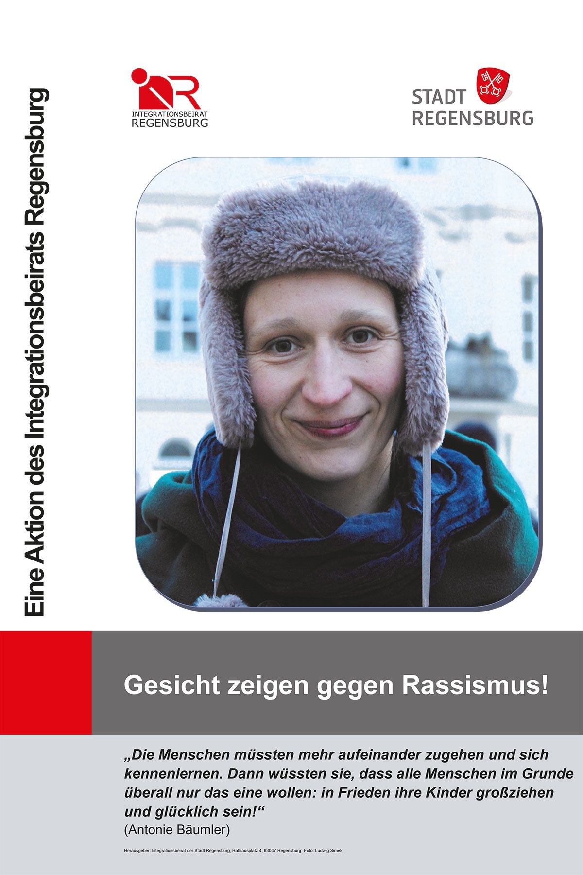 Integrationsbeirat - Gesicht zeigen gegen Rassismus - Bäumler, Antonie