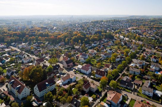 Fotografie: Luftaufnahme des Stadtteils Konradsiedlung – Wutzlhofen