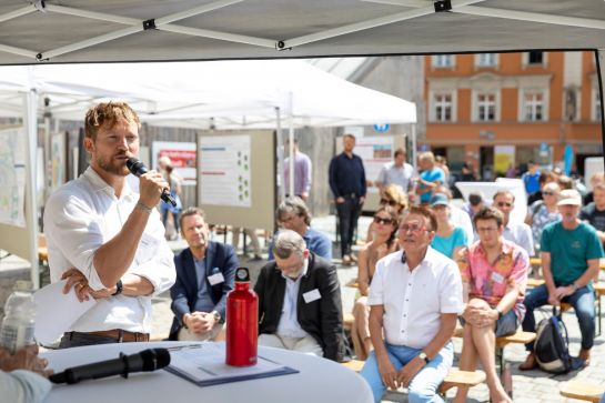 Fotografie: Vortrag auf der Abschlussveranstaltung