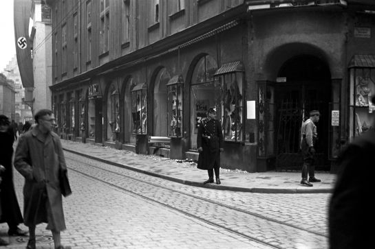 Pogromnacht Zerstörung Geschäft